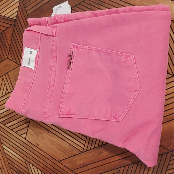 HUDSON Nico midrise super skinny size 26 pink jeans NWT - Picture 5 of 10